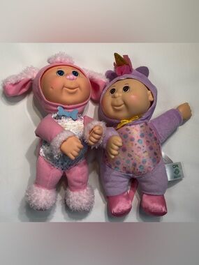 Set of two soft plush Cabbage Patch Kids
